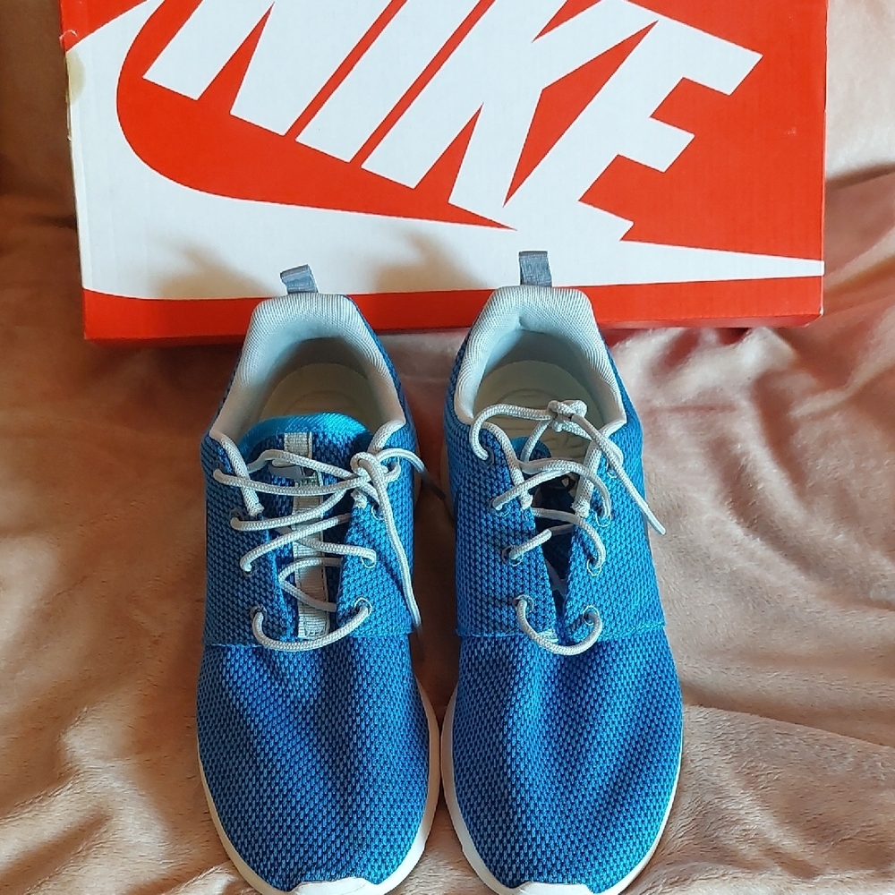 Nike Vibrant Blue Mesh Sneakers